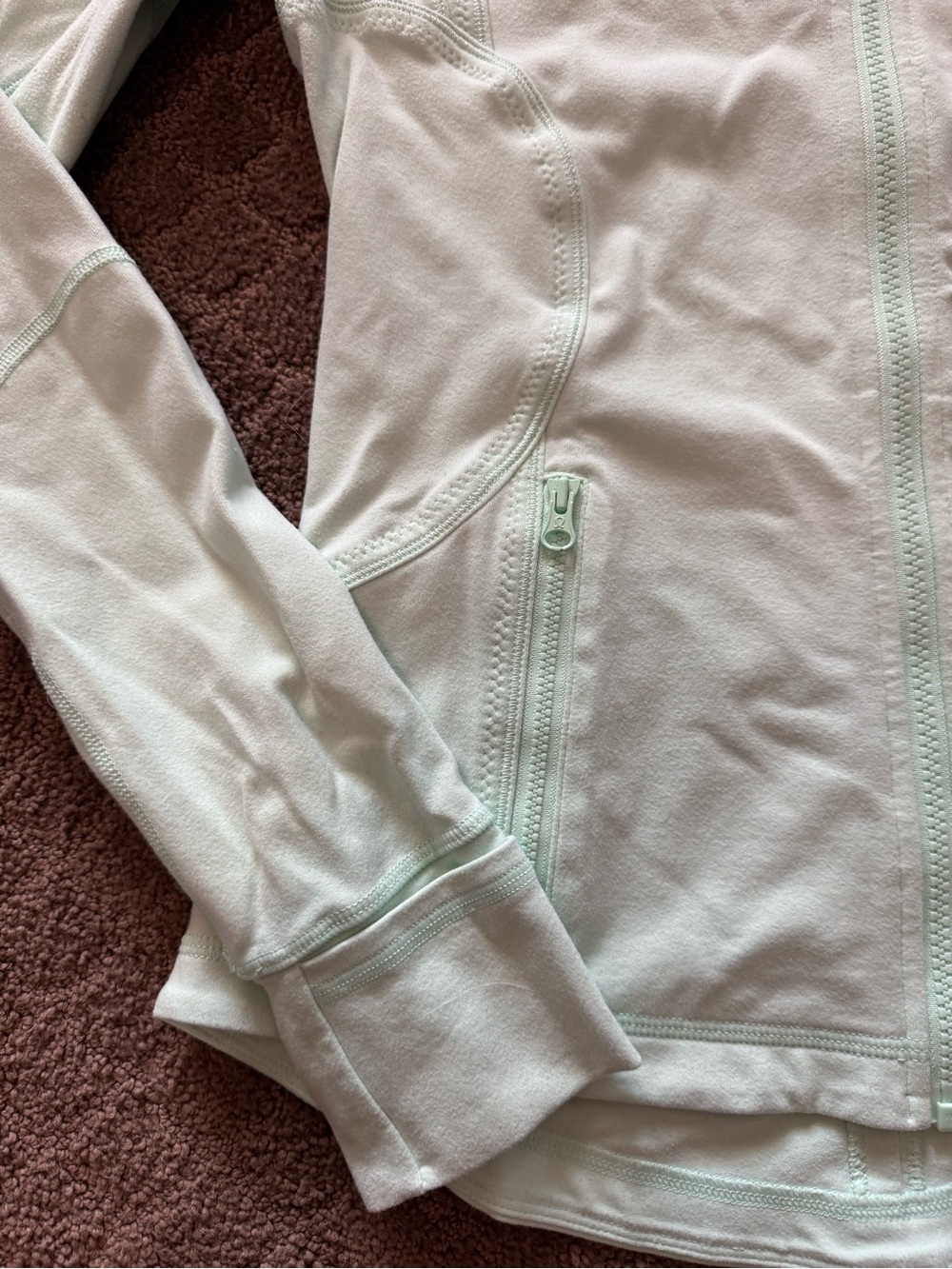 Lululemon Define Jacket Mint Green Full-Zip Athletic Jacket 6 - Picture 3 of 6